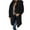 Black, variant on IROINNID Women's Faux-fur Coat Long Sleeve Solid Color Hoodie Outwear, Loose Warm Coats Faux Coat Furry Faux Coat Outerwear Overcoat