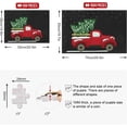 thumbnail image 3 of FREEAMG Vintage Christmas Truck Red 500 Piece Jigsaw Puzzle, Wall Artwork Puzzle Games for Adults Teens 20.5" L X 14.9" W, 3 of 7