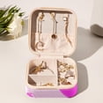 thumbnail image 6 of Valentine's Day Travel Portable Square Earring Holder with Necklace Holder, Storage Box, and Travel Organizer - Ideal for Girls and Women, 6 of 6