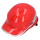 thumbnail image 1 of Casco rojo con absorción de impactos, casco ajustable antigolpes con banda reflectante para sitios de construcción, 1 of 14