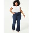 thumbnail image 5 of Sofia Jeans Women's Plus Size Melisa Curvy Flare Pull-On Jeans, 5 of 6