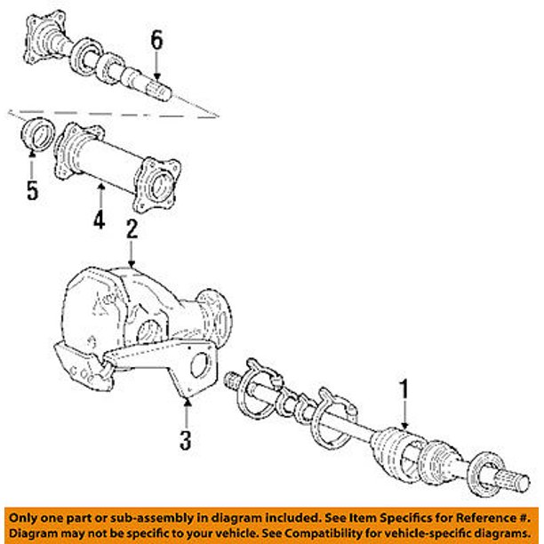 Dodge CHRYSLER OEM Ram 50 Carrier Front AxlesHousing Tube Dust Shield MB160946