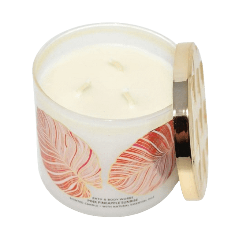 Bath & Body Works Pink Pineapple Sunrise 3-Wick Scented Candle