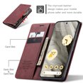 thumbnail image 4 of TECH CIRCLE for Google Pixel 8 2023 Phone Cover,Retro Classic Fashion Shockproof Full Protective Case Magnetic Closure Folding Card Slots Stand Wallet Shell for Google Pixel 8 6.2" 2023, Winered, 4 of 11