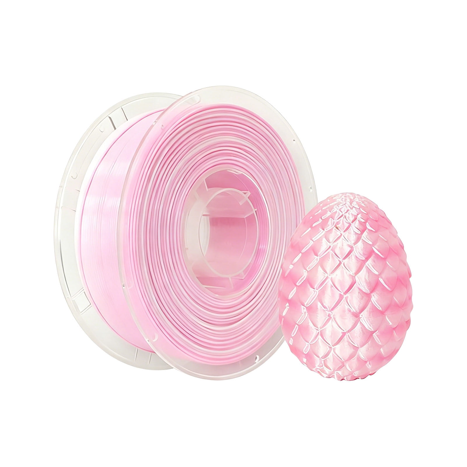 Silk Two-Color Gradient 3D Printer Filament, 1.75mm, Metal-Like Gloss, 1kg Spool, Artist-Precision, Easy Print for Ender 3/All FDM Printers, Home Decor/Model Props