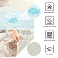 thumbnail image 3 of Yayeee Bath Rugs for Bathroom Floor Set of 2 Non Slip Fluffy Soft Absorbent Mat, Lace and Floral, 3 of 7