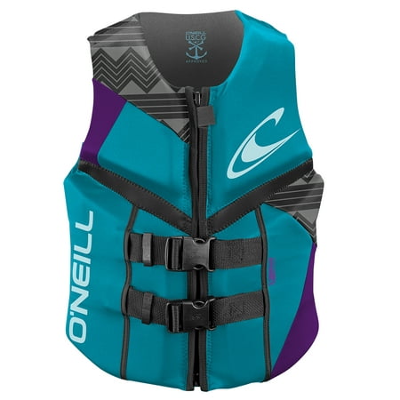 O'Neill Reactor USCG Gilet de wakeboard et de ski nautique pour femme  Taille 6 Turquoise | Walmart Canada