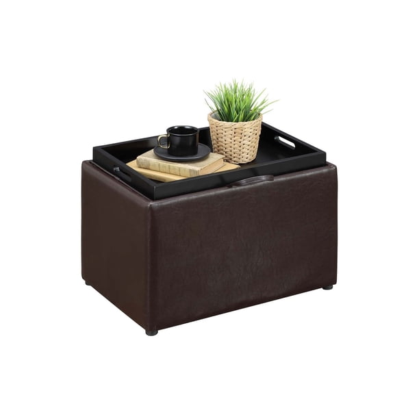 Ergode Designs4Comfort Accent Storage Ottoman con bandeja reversible Ergode R8-173-VV
