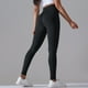 thumbnail image 1 of Pantalones de yoga de cintura alta con estampado de cara sonriente de color sólido y sin costuras, mallas deportivas para correr y fitness, 1 of 6