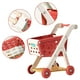 thumbnail image 3 of Set de carrito de compras Pretend Play Jovow, 102 piezas, rojo y accesorios, 3 of 7