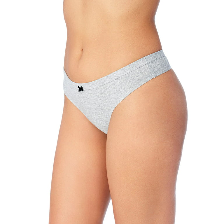 No Boundaries Women's Soft Thong Panties, 5-Pack, Sizes XS-XXXL - Walmart .com