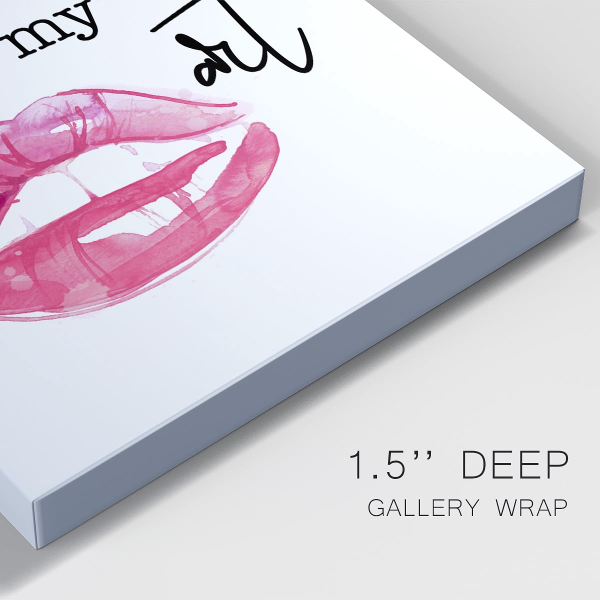 Makeup is My Art Premium Gallery Wrapped Canvas - Ready to Hang