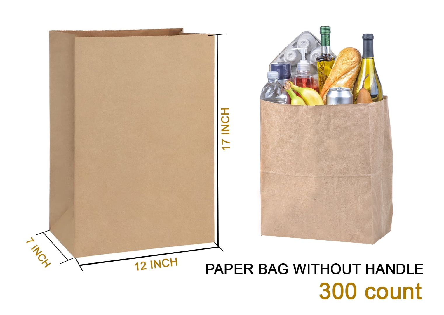 12x7x17 paper bolsa