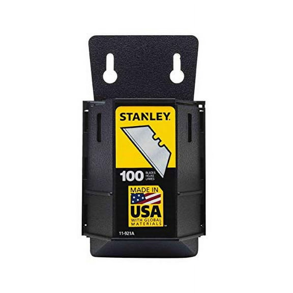 STANLEY Utility Knife Blades, Classic 1992, Heavy Duty, 100-Pack (11-921A)