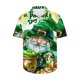 thumbnail image 5 of Día de San Patricio de los Hombres Primavera Verano Cuello Casual Impreso Manga Corta, Poliéster Ligero para Deportes, 5 of 9