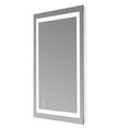 thumbnail image 4 of Topcobe 40"x 24" Square Built-in Light Strip Touch LED Bathroom Mirror - Silver, 4 of 6