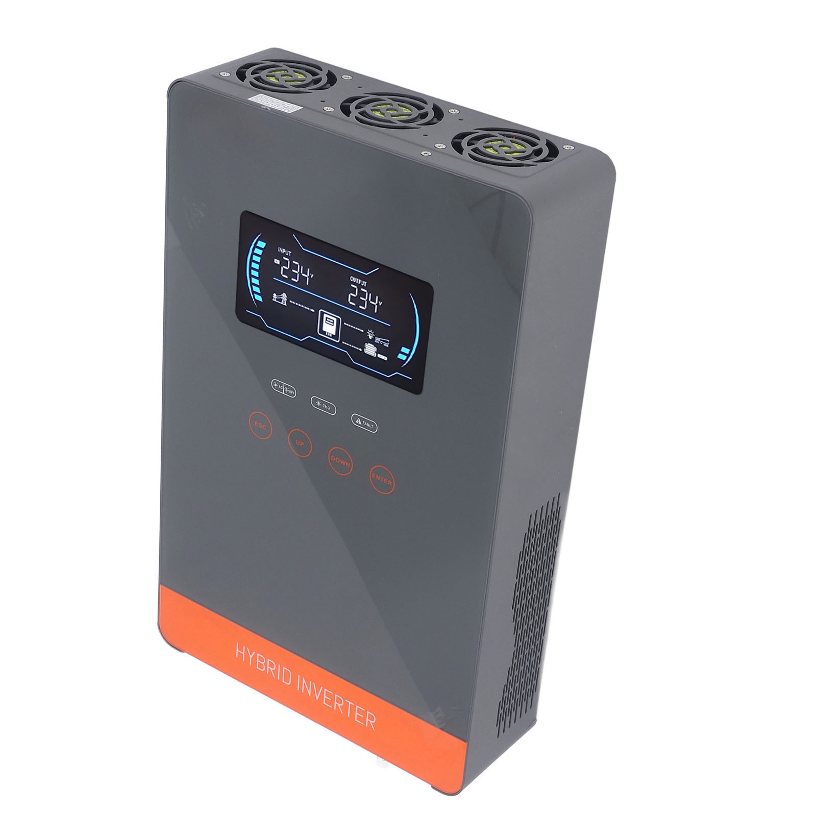 4500W Hybrid Solar Inverter 4 Charging Modes Pure Sine Wave Inverter with 150A MPPT Controller 24V