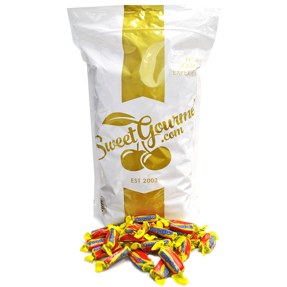 SweetGourmet Classic BitOHoney Candy Retro Taffy Honey Chews with