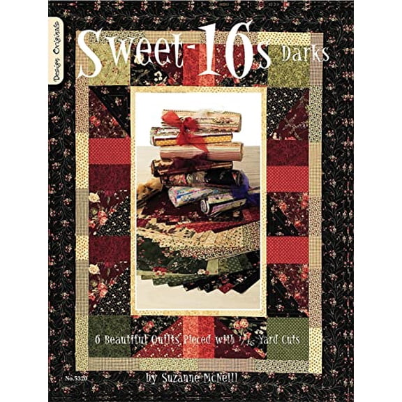 Pre-Owned Sweet-16s Darks: 6 Beautiful Quilts Pieced with 1/16 Yard Cuts (Paperback) 1574216309 9781574216301