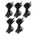 thumbnail image 2 of Fils, couverture de PVC noir 5pcs 3,9ft Fils d'Électrode de Remplacement pour la Maison, 2 of 8