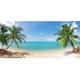 thumbnail image 2 of Panoramic Tropical Beach with Wall Mural by Wallmonkeys Peel and Stick Graphic (18 in W x 8 in H) WM311695, 2 of 4