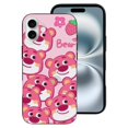 thumbnail image 2 of Funda Lotso de TPU para iPhone 16 Plus: ultrafina, a prueba de golpes, antiamarilleo, resistente a arañazos, compatible con carga inalámbrica, agarre mejorado, estilo negro., 2 of 7