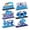 A001- Style A, variant on Soccer Birthday Party Decorations Sports Themed Party Supplies 6 Pack Wooden Soccer Room Decor for Boys Bedroom Table Centerpieces