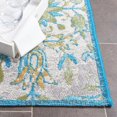 thumbnail image 2 of SAFAVIEH Barbados Corwin Floral Indoor/Outdoor Area Rug, 2 of 9