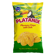 Bocadeli Platanix, Plantain Chips with Salt, 5.3 oz (1 Pack)