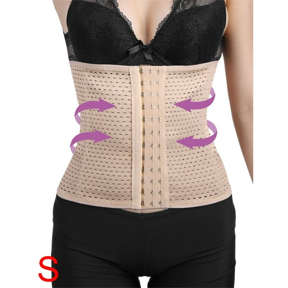 S Women Body Shaper Waist Trainer Cincher Underbust Corset Shapewear Skin Color