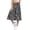 1-Dark Gray807, variant on Womens Solid Culottes Skirt Pants Casual Flowy Wide Leg Cropped Trousers,Black