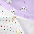 thumbnail image 4 of Homewish Halloween Ghost Bedding, Cute Coquette Bow Duvet Cover Full, Lavender, Polka Dots Reversible 3pcs, 1 Duvet Cover and 2 Pillowcases, 4 of 6