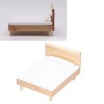 thumbnail image 1 of Cama Para Casa De Muñecas, Cama Para Muñecas Elegance Glamour 1:12, Accesorios De Cama Completos De Roble Para Casa De Muñecas, 1 of 7