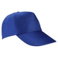 thumbnail image 1 of Gorra de algodón cinco gajos y broche velcro - Beziers azul Unitalla, 1 of 3