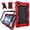 RedBlack, variant on Hoibon for Walmart Onn 7 Core 2026 Case 7 Inch Heavy Duty Soft Silicone with Kickstand Protective Cover with Shoulder Strap Compatible with for Onn 7 Core 2026 Model 36020962 (Black)