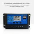 thumbnail image 3 of Solar Panel Solar Cell Charge/Discharge Controller Module for PAD Charger Outdoor Battery Supply LCD Regulator 30A 12V/24V, 3 of 9