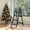 Four-step Ladder, variant on Helper 3-Step Folding Ladder with Non-Slip Steps & Sturdy A-Frame Design - Heavy-Duty Plastic/Metal Construction, Space-Saving Collapsible Christmas Tree Ladder for Indoor Holiday Decorating,