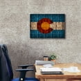 thumbnail image 3 of Epic Graffiti 'Colorado State Flag License Plates' by Design Turnpike, Giclee Canvas Wall Art, 26"x18", 3 of 8