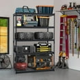 thumbnail image 3 of Nouvelle Étagère de Garage Robuste 2025, Étagères de Rangement en Métal à 5 Niveaux Capacité de 2500 Lb, Organisateur d'Étagère en Fil d'Acier Ajustable pour Garage Entrepôt sous-Sol, 3 of 7