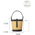 thumbnail image 2 of Kukuzhu Women Straw Crossbody Bag Tote Bag Top Handle Handbag Hobo Bucket Satchel Tote Handbags Shoulder Bag for Travel Summer, 2 of 7