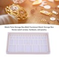 thumbnail image 3 of Watch Parts Storage Box, Plastic Watchmaker Organizer with Removable Compartments, Easy Clean Watch Case for Watch Screws Jewelry Electronic Components Repair Tool, 3 of 7