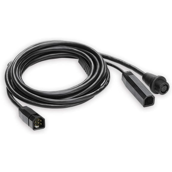 Humminbird 720106-2 EC M3 14W30 Transducer Extension Cable,Medium,Black ( Pack of 2 )