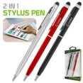 thumbnail image 4 of PRO Stylus Pen for HP TouchPad 4G with Ink, High Accuracy, Extra Sensitive, Compact Form for Touch Screens [3 Pack-Black-Red-Silver], 4 of 4