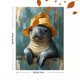 thumbnail image 3 of Qisvanset 12x16 Inch With Frame 2D Flat Wall Art Whimsical Manatee Funny Quirky Nursery Home Wall Decor, 3 of 8