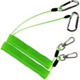 thumbnail image 1 of XUCP-Fishing Lanyard, Heavy Duty Coiled Lanyards Stainless Steel Wire Inside, Safety Rope Extension Cord Tether Retractable Fishing Accessories for Rods, Pliers, Boating, Paddles, Kayak, 1 of 4
