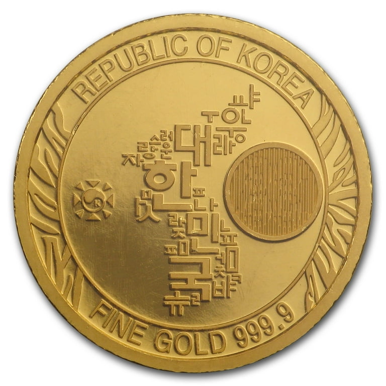 2018 1 oz South Korean Tiger Gold Coin l JM Bullion™