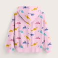thumbnail image 4 of Bnwani Hoodies for Girls Crew Neck Long Sleeve Pockets Short Sweatshirt Graphic Printed Tops Pullover, 4 of 4