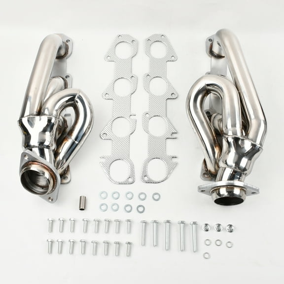Shorty Stainless Exhaust Manifold Headers for Dodge Ram 1500 2009-2018 5.7L HEMI