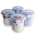 thumbnail image 1 of Set de recipientes BubbleWally Overnight Oats, 4 unidades, 500 ml, 1 of 7