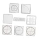 thumbnail image 2 of 8 plantillas de dibujo de regla geométrica multifuncional, regla de punto poligonal, herramienta de funciones matemáticas para encofrados de oficina,, 2 of 8